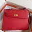 Hermes Kelly En Desordre 20 Handmade Bag in Black Epsom Calfskin