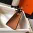 Hermes Kelly Pochette Clutch In Gold Epsom Leather