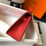 Hermes Kelly Pochette Clutch In Red Epsom Leather