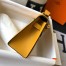 Hermes Kelly Pochette Clutch In Yellow Epsom Leather