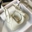 Hermes Lindy Mini Bag in Craie Clemence Leather with GHW