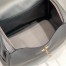 Hermes Lindy 26cm Bag in Gris Meyer Clemence Leather with GHW