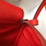 Hermes Lindy 26cm Bag in Red Clemence Leather with PHW