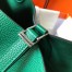 Hermes Picotin Lock 18 Bag in Malachite Clemence Leather with PHW