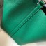 Hermes Picotin Lock 18 Bag in Malachite Clemence Leather with PHW
