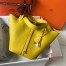 Hermes Picotin Lock 22 Bag in Yellow Clemence Leather with PHW