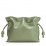 Loewe Flamenco Clutch Bag In Rosemary Calfskin