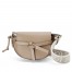 Loewe Gate Dual Mini Bag in Sand Calfskin with Jacquard Shoulder Strap