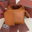 Loro Piana Bale Large Bag in Brown Smooth Calfskin