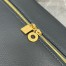 Loro Piana Extra Pocket Pouch L27 in Navy Blue Grained Leather
