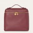 Loro Piana Extra Pocket Backpack in Bordeaux Grained Calfskin