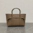 Loro Piana Ghiera Small Shopper in Taupe Grained Leather