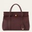 Loro Piana Loom L32 Bag in Burgundy Grained Leather
