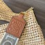 Loewe Slit Tote Bag in Raffia and Calfskin 