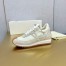 Loewe Women's Flow Runner Sneakers in White Brushed Suede 