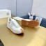Loewe Women's Flow Runner Sneakers in White Brushed Suede 