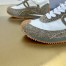 Loewe Women's Flow Runner Sneakers in Green Brushed Suede