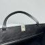 Phoebe Philo Small Kit Cabas Bag in Black Calfskin