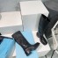 Prada Knee-High Boots 55mm in Black Leather