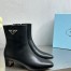 Prada Ankle Boots 55mm in Black Leather