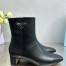 Prada Ankle Boots 55mm in Black Leather