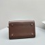 The Row Margaux 10 Top Handle Bag in Chocolate Leather 