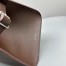 The Row Margaux 10 Top Handle Bag in Chocolate Leather 