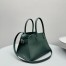 The Row Margaux 10 Top Handle Bag in Green eather