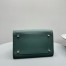 The Row Margaux 10 Top Handle Bag in Green eather