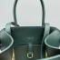 The Row Margaux 10 Top Handle Bag in Green eather