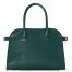 The Row Margaux 10 Top Handle Bag in Green eather