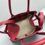 The Row Margaux 10 Top Handle Bag in Red eather