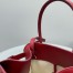 The Row Margaux 10 Top Handle Bag in Red eather