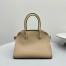 The Row Margaux 10 Top Handle Bag in Sand Grained Leather