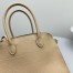 The Row Margaux 10 Top Handle Bag in Sand Grained Leather