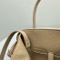 The Row Margaux 10 Top Handle Bag in Sand Grained Leather