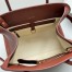The Row Margaux 12 Top Handle Bag in Brick Leather