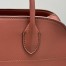 The Row Margaux 12 Top Handle Bag in Brick Leather
