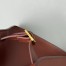 The Row Margaux 12 Top Handle Bag in Brick Leather