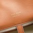 The Row Margaux 12 Top Handle Bag in Brown Leather