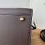 The Row Margaux 12 Top Handle Bag in Chocolate Leather