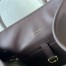 The Row Margaux 12 Top Handle Bag in Chocolate Leather