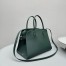 The Row Margaux 12 Top Handle Bag in Green Leather