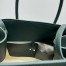 The Row Margaux 12 Top Handle Bag in Green Leather