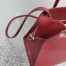 The Row Margaux 12 Top Handle Bag in Red Leather