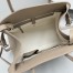 The Row Margaux 12 Top Handle Bag in Sand Grained Leather