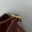 The Row Margaux 15 Top Handle Bag in Brick Leather