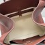 The Row Margaux 15 Top Handle Bag in Brick Leather