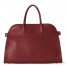 The Row Margaux 15 Top Handle Bag in Brick Leather