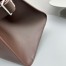 The Row Margaux 15 Top Handle Bag in Chocolate Leather